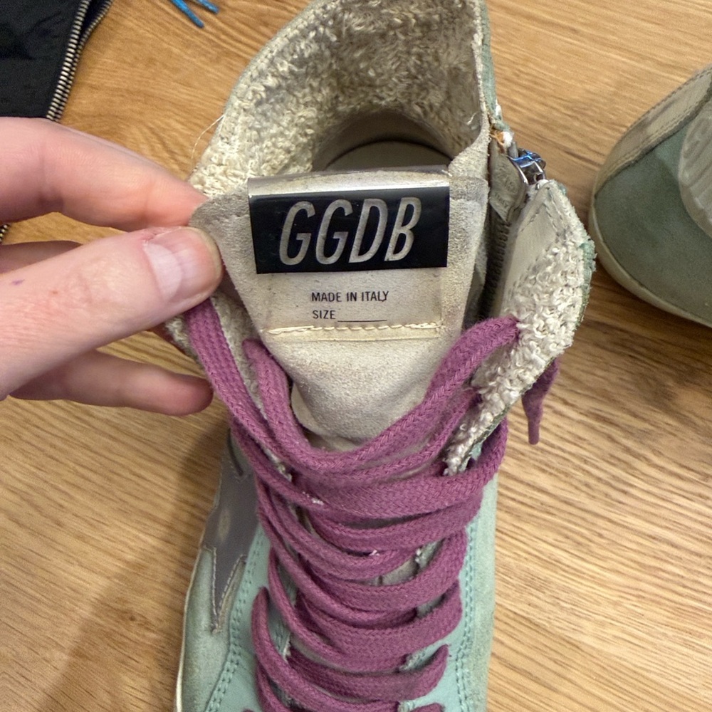 Golden Goose Suede Francy High Top Sneakers - Picture 2 of 11